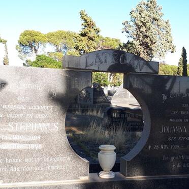 LATEGAN Carl Stephanus 1908-1975 &amp; Johanna STEYNBERG 1908-1984
