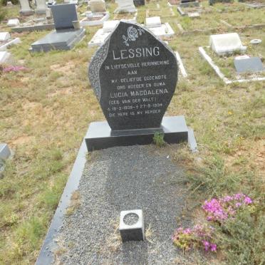 LESSING Lucia Magdalena nee VAN DER WALT 1938-1994