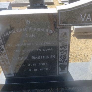 LINDE George Marthinus, van der 1904-1976 &amp; Catharina KRUGER 1912-2004
