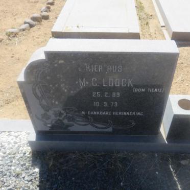 LOOCK M.C. 1889-1973 &amp; E.C. 1892-1975 