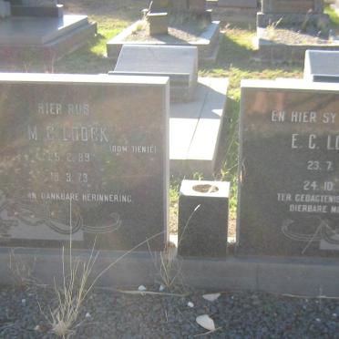 LOOCK M.C. 1889-1973 &amp; E.C. 1892-1975