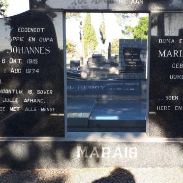 MARAIS Paul Johannes 1915-1974 &amp; Maria Catherina 1918-2011