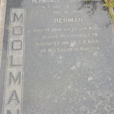MOOLMAN Hermanus Gerhardus 1964-1982