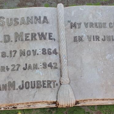 MERWE Susanna, v.d. 1864-1942