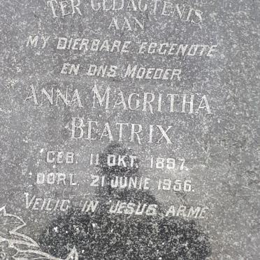 MARAIS Anna Magritha Beatrix 1897-1956