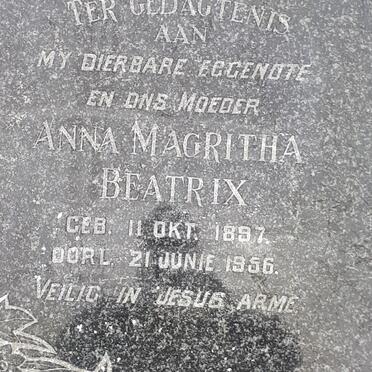 MARAIS Anna Magritha Beatrix 1897-1956