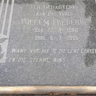 MARAIS Willem Frederik 1869-1956