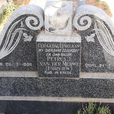 MERWE Petrus J., van der 1896-1958