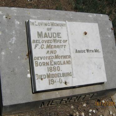 MERRITT Maude 1880-1940
