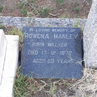 MANLEY Rowena nee WALKER -1972