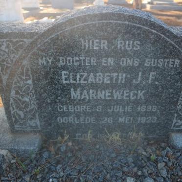 MARNEWECK Elizabeth J.F. 1898-1923