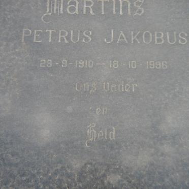 MARTINS Petrus Jakobus 1910-1996