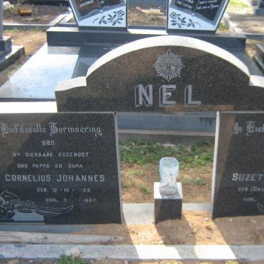 NEL Cornelius Johannes 1929-1987 &amp; Suzette E. CALLIS 1937-