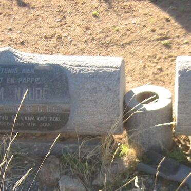 NAUDÉ Joseph M. 1905-195? &amp; Anna VAN ZYL 1916-1971