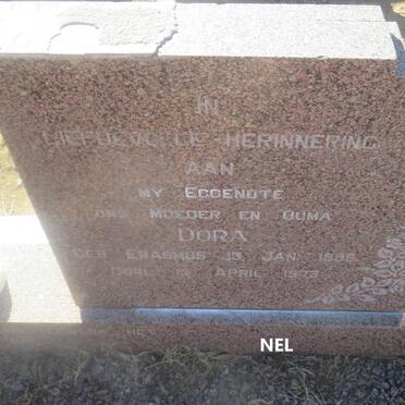 NEL Dora nee ERASMUS 1899-1973