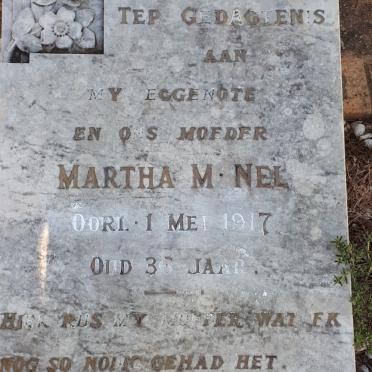 NEL Martha M. -1917