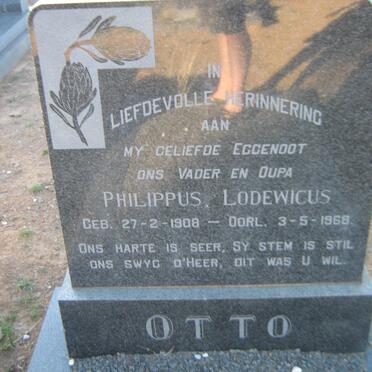 OTTO Philippus Lodewicus 1908-1968