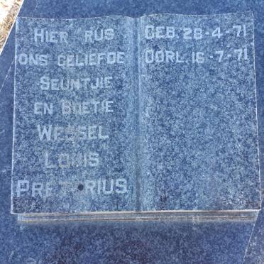 PRETORIUS Wessel Louis 1971-1971