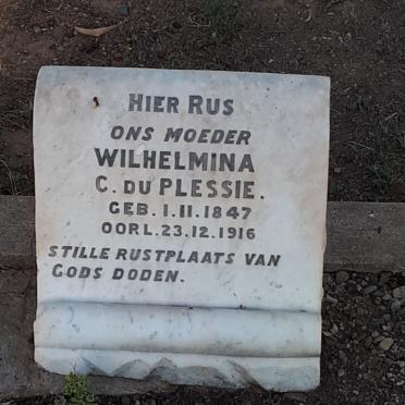 PLESSIE Wilhelmina C., du 1847-1916