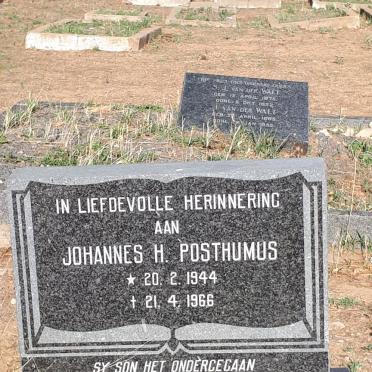 POSTHUMUS Johannes H. 1944-1966