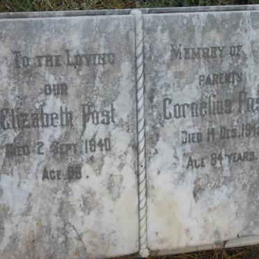 POST Cornelius -1945 &amp; Elizabeth -1940