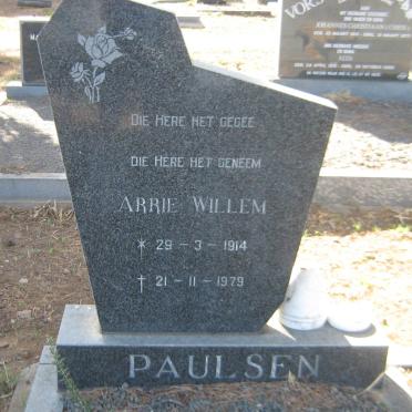 PAULSEN Arrie Willem 1914-1979