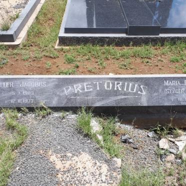PRETORIUS Pieter Jacobus 1903-1973 &amp; Maria Elizabeth STYGER 1907-1992