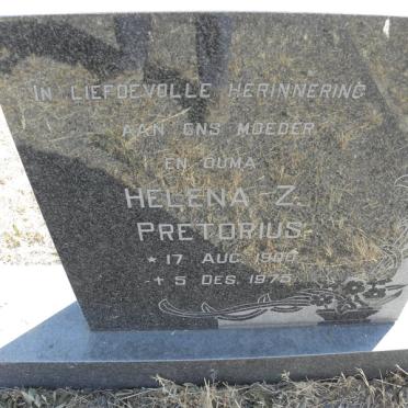 PRETORIUS Helena Z. 1900-1975