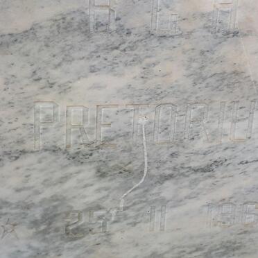 PRETORIUS B.G.H. 1969-1969