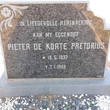 PRETORIUS Pieter de Korte 1937-1969