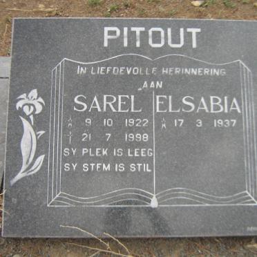 PITOUT Sarel 1922-1998 &amp; Elsabia 1937-