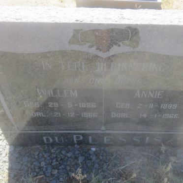 PLESSIS Willem, du 1886-1966 &amp; Annie 1889-1966