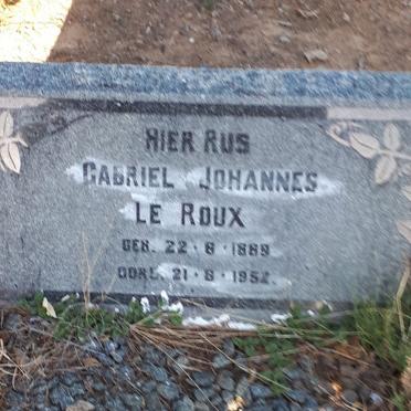 ROUX Gabriel Johannes, le 1889-1952