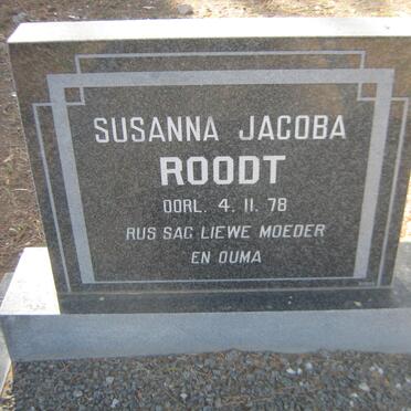 ROODT Susanna Jacoba -1978