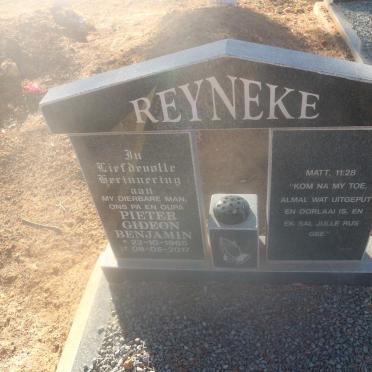 REYNEKE Pieter Gideon Benjamin 1965-2017