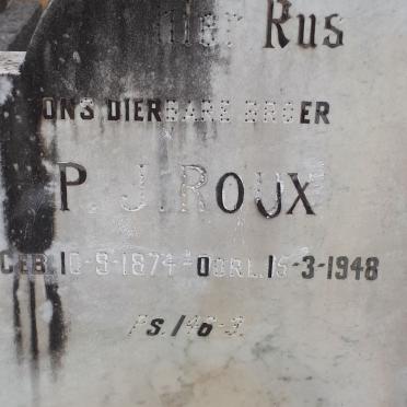 ROUX P.J. 1874-1948