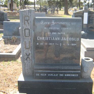 ROUX Christiaan Jacobus 1937-1984