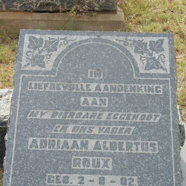 ROUX Adriaan Albertus 1882-1941