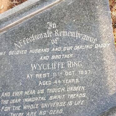 RING Wycliffe -1957