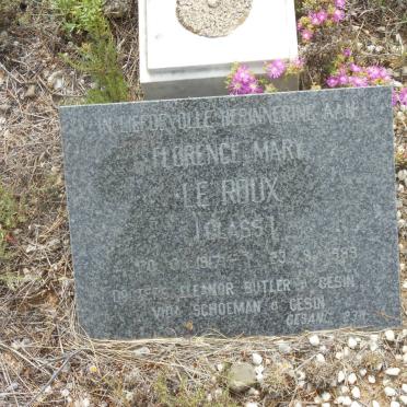 ROUX Florence Mary, le 1917-1989