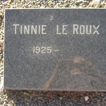 ROUX Tinnie, le 1925-