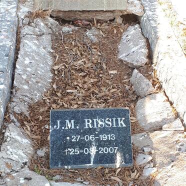 RISSIK J.M. 1913-2007