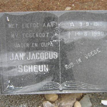 SCHEUN Jan Jacobus 1915-1990