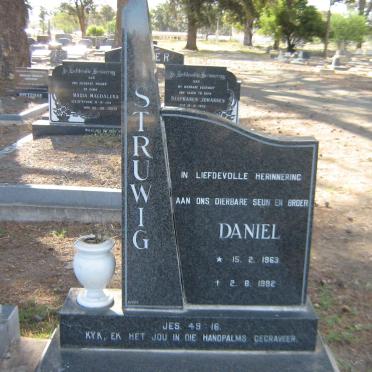 STRUWIG Daniel 1963-1982