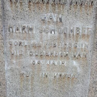 SCHOOMBEE Jan Harm -1936