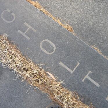 SCHOLTZ William George Alexander 1908-1988 &amp; Margaret Sophia 1909-1985