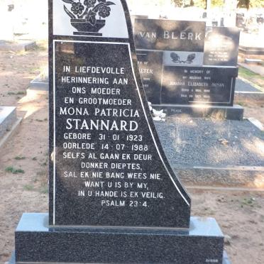 STANNARD Mona Patricia 1923-1988