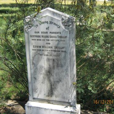 TROLLIP Edwin William -1915 &amp; Gertrude Maude Sarah -1913