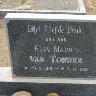 TONDER Elia Marius, van 1938-1989