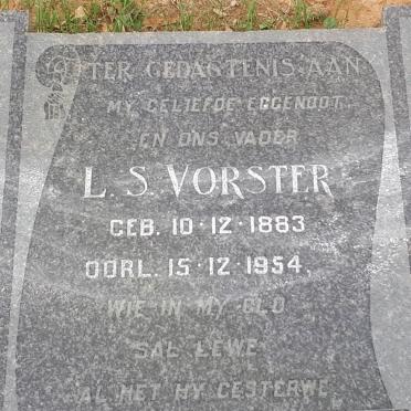 VORSTER L.S. 1883-1954